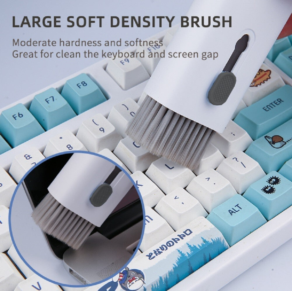 7 in 1 Keyboard Cleaning Kit Screen Brush Earphone Cleaner Dust Tool Laptop