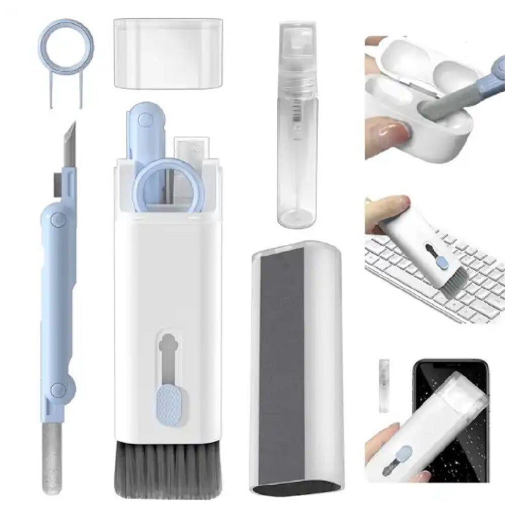 7 in 1 Keyboard Cleaning Kit Screen Brush Earphone Cleaner Dust Tool Laptop