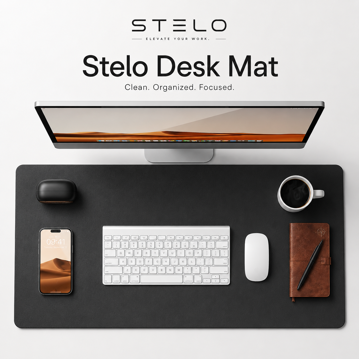 Stelo Leather Desk Mat